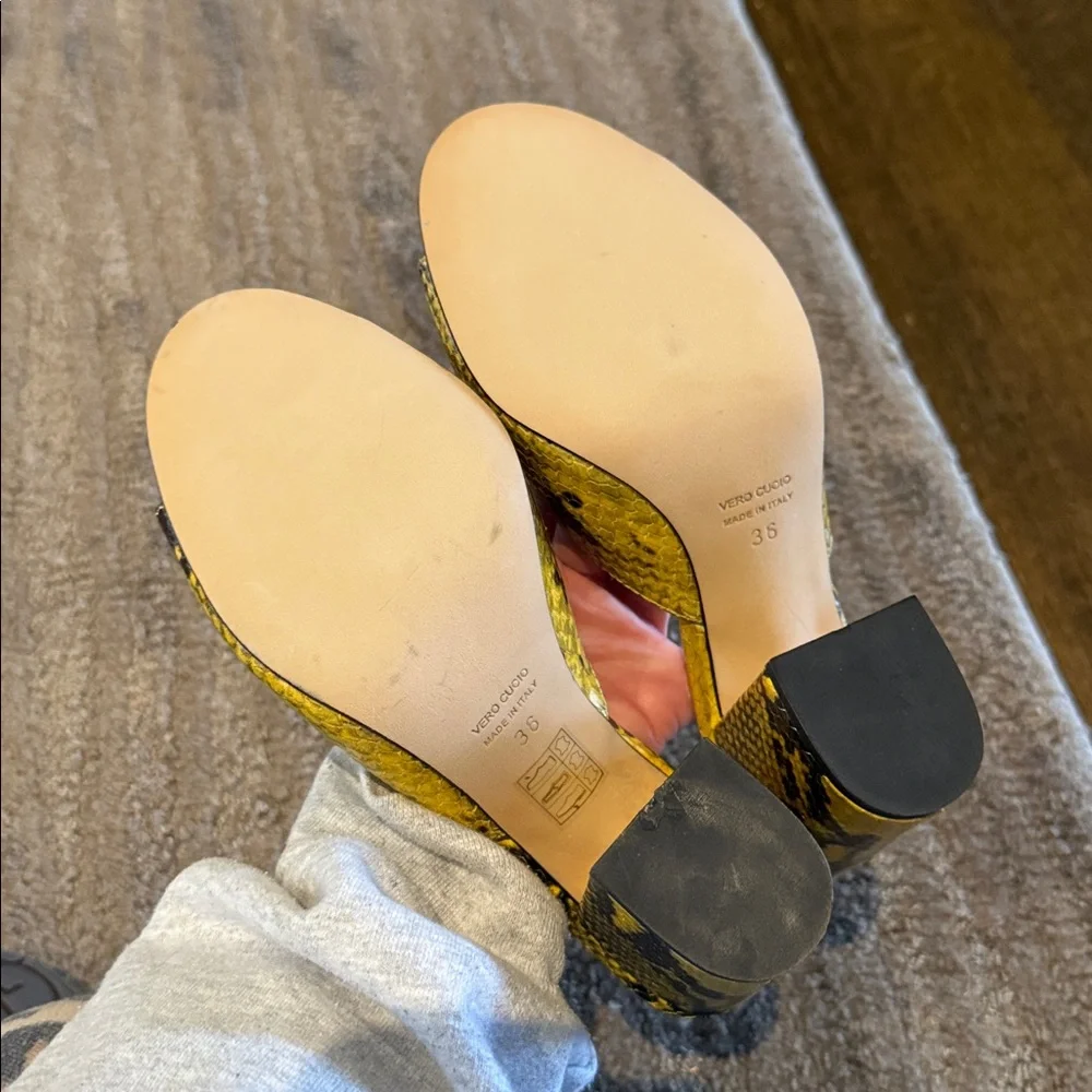 Paris Texas Snakeskin Mules - Picture 4 of 4